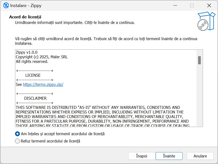 Acordul de licență